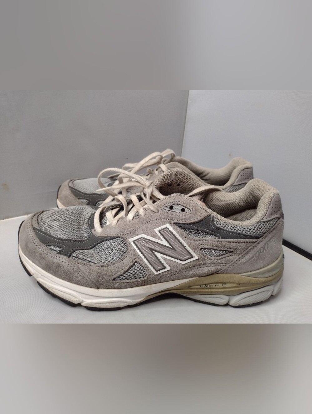 New Balance 990v3 Shoes Mens 8 2E Wide Gray Made In USA Running Sneakers A13